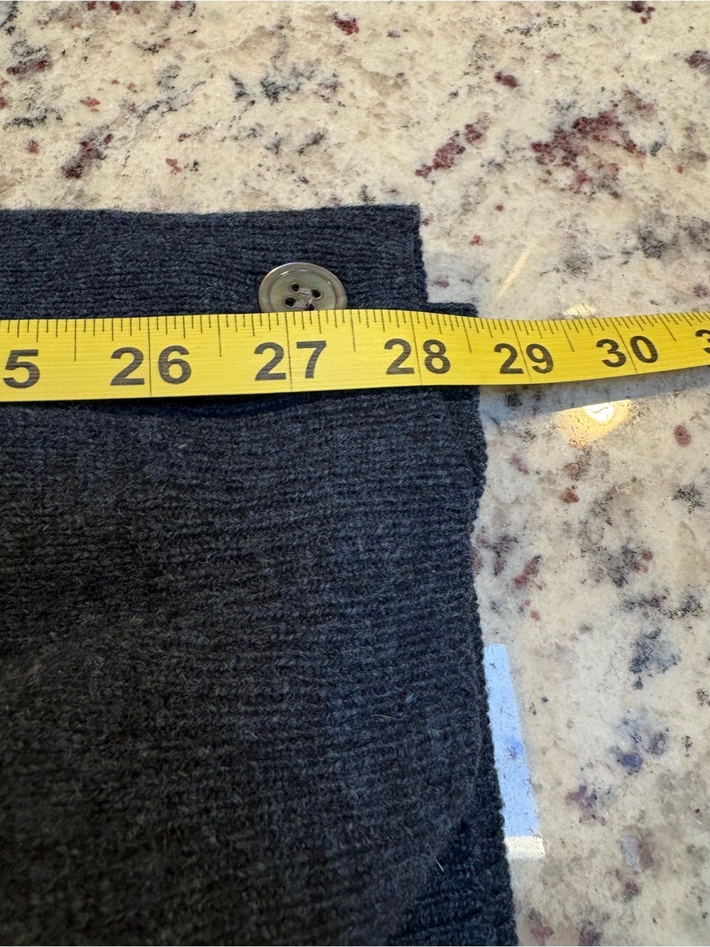 Vintage Club Room 100% Lambswool Knit Button-Cardigan/sweater Mens XL - Picture 5 of 8